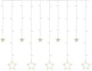 Tenda luminosa natalizia a LED 115xLED/1,35W 6,85x1,05 m bianco caldo