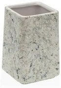 Portaspazzolini da Denti Versa Grigio Ceramica Plastica 7 x 10 x 7 cm