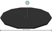 Copertura piscina rotonda 366 cm Bestway