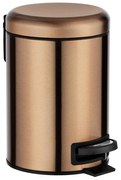 WENKO 24036100 - Cestino LEMAN 17x25 cm acciaio inox/rame/nero