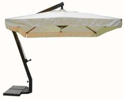 VICTOR - ombrellone da giardino decentrato metallo 3 x 4 con mantovana