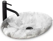 Lavabo da appoggio Rea Roxy C Stone L. Grey