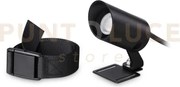 Koala proiettore led smd 3w 32° 250 lm 3000 k nero ip65 alimentator...