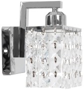 Lampada da parete in metallo cristallo APP543-1W  CROMO