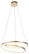 Lampada a sospensione oro 55 cm LED dimmerabile - ROWAN