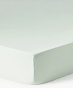 Lenzuolo con angoli topper in raso di cotone Comfort