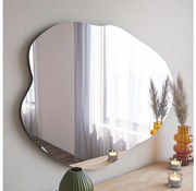 Specchio da parete OHHO 85x60 cm nero