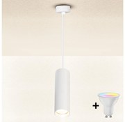 Brilagi - Lampadario a sospensione LED dimmerabile su cavo SELE 1xGU10/6,5W/230V bianco