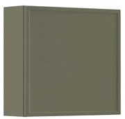 Pensile bagno Pixel laccato opaco verde salvia, 1 anta apertura da sinistra P 17 x L 40 x H 40 cm