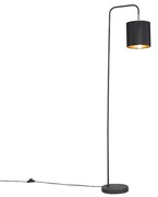 Lampada da terra moderna nera - Lofty