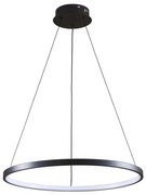 Lampadario LED a sospensione con filo LEA LED/20W/230V 4000K diametro 50 cm nero