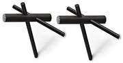 Sticks Gancio per cappotto 2 pcs. Black - Normann Copenhagen