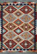 Kilim Tappeto 90 x 120 (Pakistan) Tessuto A Mano