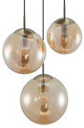 Lindby - Teeja 3 Cluster Lampada a sospensione Amber Lindby