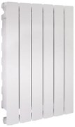 Radiatore acqua calda PRODIGE MODERN in alluminio, 6 elementi, interasse 700 mm, neutral white
