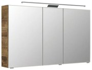 Pensile con luce PELIPAL marrone L 120 x H 70.3 x P 17 cm