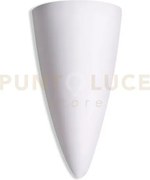 Applique a parete olympia bianca 1 luce attacco gu10 12x9x24cm in g...