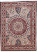Tabriz Tappeto 350x250 (Iran) Annodato A Mano