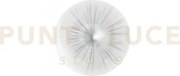 Plafoniera led agora bianca e silver 18w 2640lm cct 3000 e 4000 e 6...