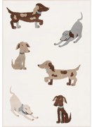 Tappeto per bambini avorio 120x170 cm Dogsie Pearl – FD