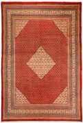 Mir Tappeto 210 x 320 Rosa (Iran) Annodato A Mano