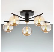 Jupiter 2047 - Lampadario a plafone PRATO 5xG9/10W/230V nero/beige