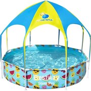 Bestway - Piscina Fuori Terra per Bambini Steel Pro Anti uv 244x51 cm