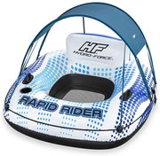 Bestway Ruota Gonfiabile con Manici Rapid Rider con Parasole D137 cm Spiaggia e Piscina 43725