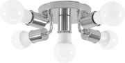 Plafoniera Riflettore Metallo APP707-5C CROMO