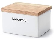 Continenta C3950 - Contenitore ceramico con coperchio 17,5x13,5x11 cm caucciù