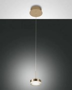 Dunk sospensione 1 luce ottone satinato 3239-40-119