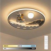 Brilagi - Plafoniera LED dimmerabile da soffitto per cameretta ASTRO LED/68W/230V 3000-6000K +telecomando