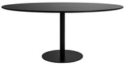 Tavolo da pranzo design nero ovale L170 cm HALIA