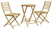 Set Da Bistrò 3 Pz İn Bambù /