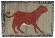 Gabbeh Tappeto 80 x 120 Marrone (Iran) Annodato A Mano