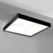 Aoi p/g - plafoniera alluminio nero a led 3000-4000k  6000-6300lm 8...