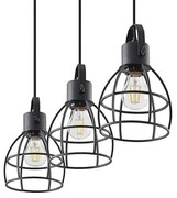 Lindby - Flintos 3 Lampada a Sospensione Black Lindby