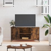 Mobile tv rovere fumo 100x40x50 cm in legno multistrato