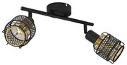 Lindby - Eudoria 2 Plafoniera Black/Gold Lindby