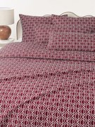 Copripiumino in cotone con stampa geometrica Jella