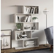 Libreria NILUFER 156x90 cm bianca