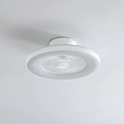 Lindby Smart LED ventilatore da soffitto Paavo, bianco, silenzioso, Tuya