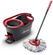 Mop with Bucket Vileda 167751 Nero Rosso Microfibra Plastica