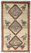 Gabbeh Tappeto 120 x 200 Beige (Iran) Annodato A Mano