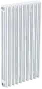 Radiatore acqua calda EQUATION Comby in acciaio 3 colonne, 10 elementi, interasse 813 mm, bianco