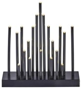 Candeliere natalizio LED 20xLED/3xAA nero