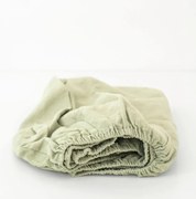 Lenzuolo di lino verde per bambini Natura, 60 x 120 cm Sage - Linen Tales