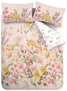Set copripiumino e federa rosa per letto matrimoniale 200x200 cm Countryside Floral – Catherine Lansfield