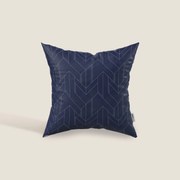 Geometrica cuscini decoro in velluto Impermeabile disponibile in diverse colorazioni blu