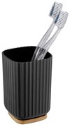 Tazza nera per spazzolini da denti Rotello - Wenko